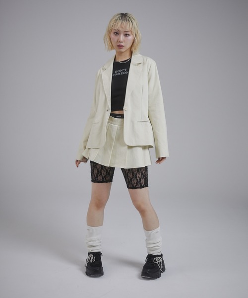 ENVYM(アンビー)の「レースレギンス(その他パンツ・レディース・ブラック/ホワイト・FREE)」の7枚目の写真