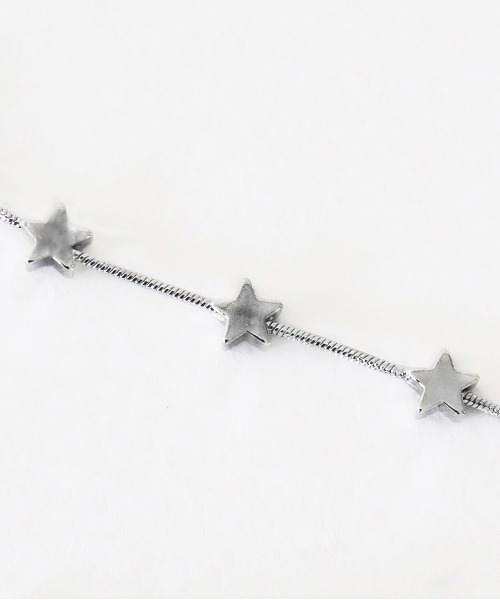 Casselini(キャセリーニ)の「Casselini(キャセリーニ)メタルスターネックレス(ネックレス・レディース・シルバー・FREE)」の3枚目の写真