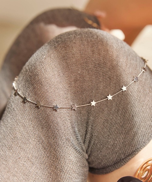 Casselini(キャセリーニ)の「Casselini(キャセリーニ)メタルスターネックレス(ネックレス・レディース・シルバー・FREE)」の6枚目の写真