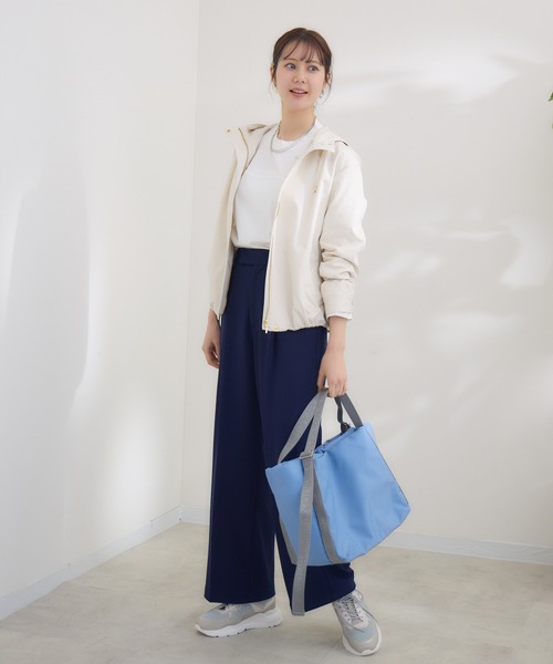 KATHARINE ROSS(キャサリンロス)の「【KATHARINE ROSS】〈撥水/汚れ防止〉クリアツイルマウンテンパーカー(マウンテンパーカー・レディース・ベージュ/オフホワイト・MEDIUM)」の4枚目の写真