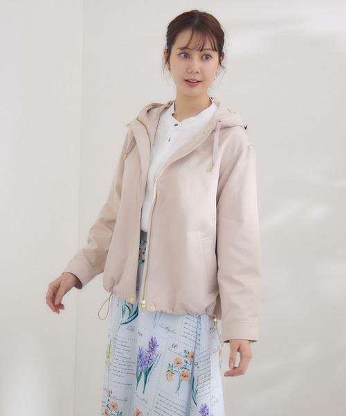 KATHARINE ROSS(キャサリンロス)の「【KATHARINE ROSS】〈撥水/汚れ防止〉クリアツイルマウンテンパーカー(マウンテンパーカー・レディース・ベージュ/オフホワイト・MEDIUM)」の16枚目の写真