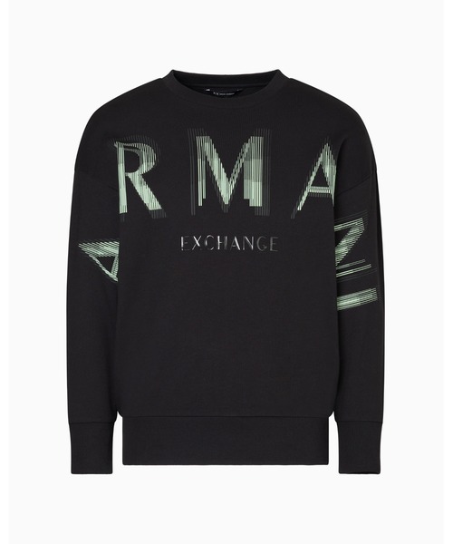 ARMANI EXCHANGE（アルマーニエクスチェンジ）の「【A|X アルマーニ エクスチェンジ】ビッグロゴ クルーネックスウェットプルオーバー（スウェット・レディース・ホワイト/ブラック・X-SMALL/SMALL/MEDIUM/LARGE）」の5枚目の写真
