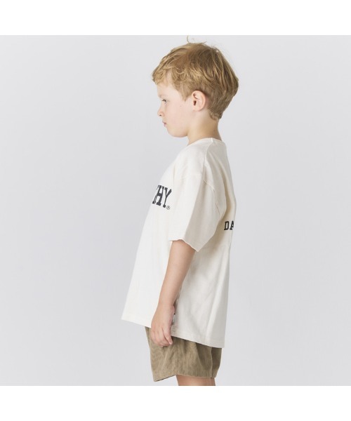 Smoothy（スムージー）の「Smoothy SMOOTHY Logo Tee / スムージー スムージーロゴTシャツ（Tシャツ/カットソー・キッズ・ホワイト/ベージュ/ブラック・SMALL/MEDIUM/LARGE/X-LARGE）」の5枚目の写真