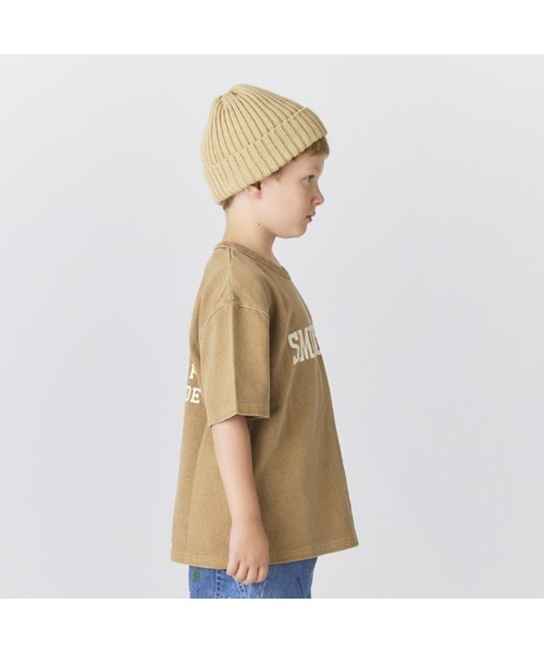 Smoothy（スムージー）の「Smoothy SMOOTHY Logo Tee / スムージー スムージーロゴTシャツ（Tシャツ/カットソー・キッズ・ホワイト/ベージュ/ブラック・SMALL/MEDIUM/LARGE/X-LARGE）」の9枚目の写真