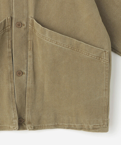 Bshop（ビショップ）の「7115 by SZEKI | シャツジャケット MEN（カバーオール・メンズ・ベージュ系その他/ブラック・L）」の21枚目の写真