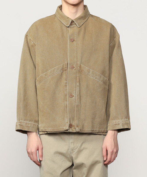 Bshop（ビショップ）の「7115 by SZEKI | シャツジャケット MEN（カバーオール・メンズ・ベージュ系その他/ブラック・L）」の18枚目の写真