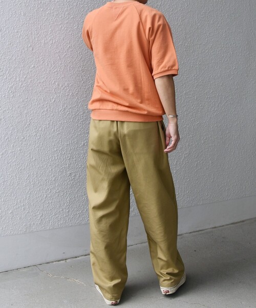 SHIPS any(シップス エニィ)の「【SHIPS any別注】athletic wear MASON: スマイルマーク/刺繍 スウェット Tシャツ◇(Tシャツ/カットソー・メンズ・オレンジ/ダークグレー/ライトブルー/グレー/グリーン・SMALL/MEDIUM/LARGE)」の14枚目の写真