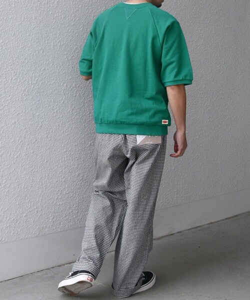 SHIPS any(シップス エニィ)の「【SHIPS any別注】athletic wear MASON: スマイルマーク/刺繍 スウェット Tシャツ◇(Tシャツ/カットソー・メンズ・オレンジ/ダークグレー/ライトブルー/グレー/グリーン・SMALL/MEDIUM/LARGE)」の22枚目の写真
