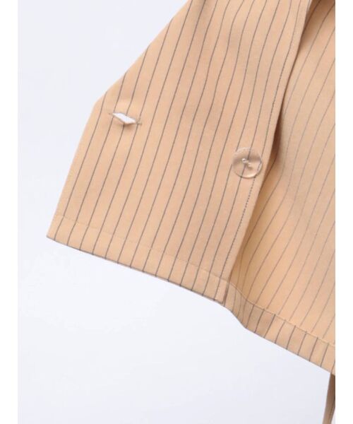 jouetie（ジュエティ）の「【FRUITSZIPPER鎮西寿々歌】クロップドジャケット（テーラードジャケット・レディース・ベージュ・MEDIUM）」の14枚目の写真