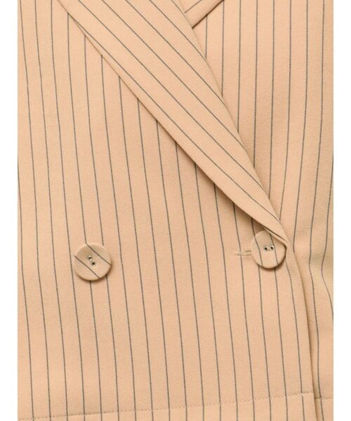 jouetie（ジュエティ）の「【FRUITSZIPPER鎮西寿々歌】クロップドジャケット（テーラードジャケット・レディース・ベージュ・MEDIUM）」の19枚目の写真