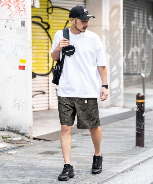 KANGOL（カンゴール）の「新色追加 KANGOL カンゴール 別注コラボ 接触冷感水陸両用クライミングショートパンツ ボードショーツ ハーフパンツ（その他パンツ・メンズ・レオパード/ライトグレー/ベージュ/カモフラージュ/ブラック系/マスタード/ネイビー/パープル/ブラック/マルチ/オリーブ/グレー・M/L/XL）」の20枚目の写真