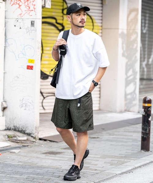 KANGOL（カンゴール）の「新色追加 KANGOL カンゴール 別注コラボ 接触冷感水陸両用クライミングショートパンツ ボードショーツ ハーフパンツ（その他パンツ・メンズ・レオパード/ライトグレー/ベージュ/カモフラージュ/ブラック系/マスタード/ネイビー/パープル/ブラック/マルチ/オリーブ/グレー・M/L/XL）」の21枚目の写真
