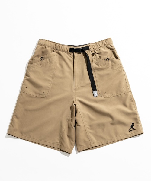 KANGOL（カンゴール）の「新色追加 KANGOL カンゴール 別注コラボ 接触冷感水陸両用クライミングショートパンツ ボードショーツ ハーフパンツ（その他パンツ・メンズ・レオパード/ライトグレー/ベージュ/カモフラージュ/ブラック系/マスタード/ネイビー/パープル/ブラック/マルチ/オリーブ/グレー・M/L/XL）」の14枚目の写真