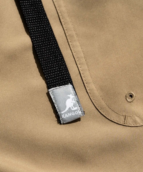 KANGOL（カンゴール）の「新色追加 KANGOL カンゴール 別注コラボ 接触冷感水陸両用クライミングショートパンツ ボードショーツ ハーフパンツ（その他パンツ・メンズ・レオパード/ライトグレー/ベージュ/カモフラージュ/ブラック系/マスタード/ネイビー/パープル/ブラック/マルチ/オリーブ/グレー・M/L/XL）」の18枚目の写真