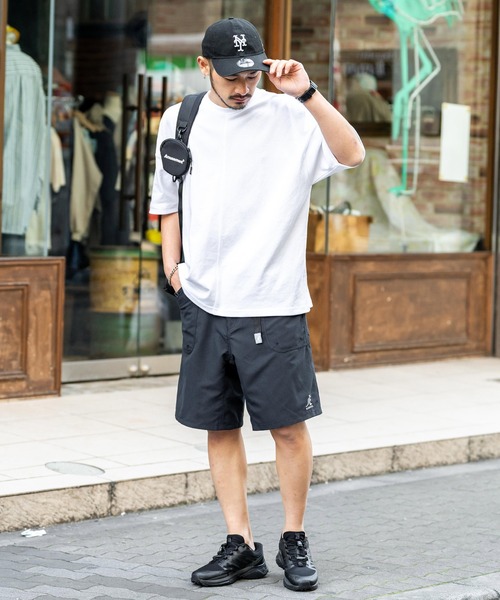 KANGOL（カンゴール）の「新色追加 KANGOL カンゴール 別注コラボ 接触冷感水陸両用クライミングショートパンツ ボードショーツ ハーフパンツ（その他パンツ・メンズ・レオパード/ライトグレー/ベージュ/カモフラージュ/ブラック系/マスタード/ネイビー/パープル/ブラック/マルチ/オリーブ/グレー・M/L/XL）」の15枚目の写真