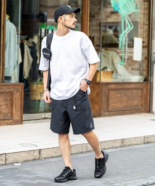 KANGOL（カンゴール）の「新色追加 KANGOL カンゴール 別注コラボ 接触冷感水陸両用クライミングショートパンツ ボードショーツ ハーフパンツ（その他パンツ・メンズ・レオパード/ライトグレー/ベージュ/カモフラージュ/ブラック系/マスタード/ネイビー/パープル/ブラック/マルチ/オリーブ/グレー・M/L/XL）」の16枚目の写真