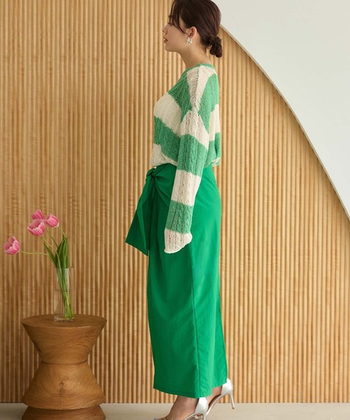 2025SS】腰巻風ロングスカート（スカート）｜Edit Sheen（エディット