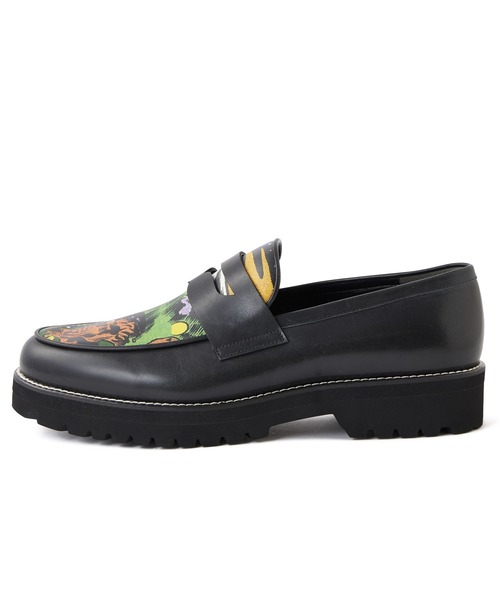 XLARGE オリジナルコミック柄 ローファー 太めパンツと相性抜群 XLARGE COMIC LOAFER（ローファー）｜XLARGE（エクストララージ