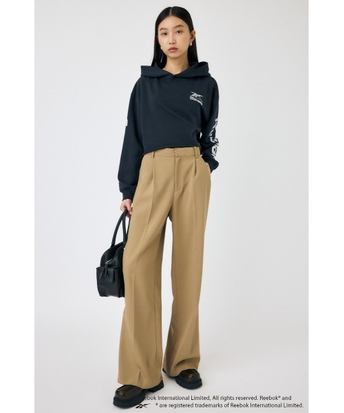 MOUSSY(マウジー)の「REEBOK CUT OFF フ―ディー(スウェット・レディース・ネイビー/ブラック/オフホワイト・FREE)」の5枚目の写真
