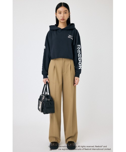 MOUSSY(マウジー)の「REEBOK CUT OFF フ―ディー(スウェット・レディース・ネイビー/ブラック/オフホワイト・FREE)」の7枚目の写真