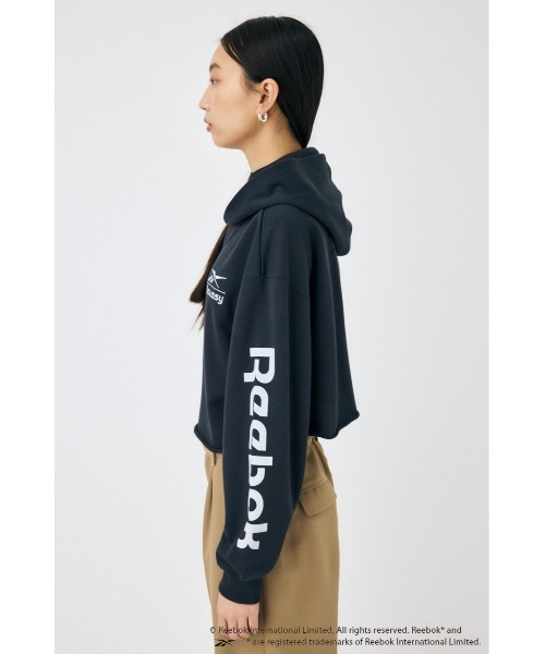 MOUSSY(マウジー)の「REEBOK CUT OFF フ―ディー(スウェット・レディース・ネイビー/ブラック/オフホワイト・FREE)」の10枚目の写真
