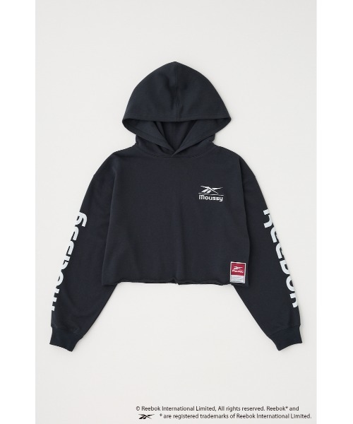 MOUSSY(マウジー)の「REEBOK CUT OFF フ―ディー(スウェット・レディース・ネイビー/ブラック/オフホワイト・FREE)」の19枚目の写真