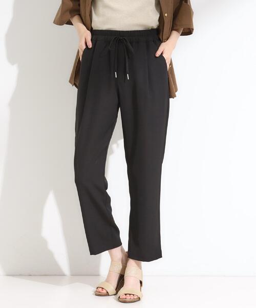 SHOO・LA・RUE(シューラルー)の「【ひんやり/UV/S-LL】さらさらぷるん イージーテーパードパンツ(その他パンツ・レディース・オレンジ/ブルー/カーキ/ベージュ/ブラック/グリーン/ブラウン系その他・04/05/10/01/03/02)」の8枚目の写真