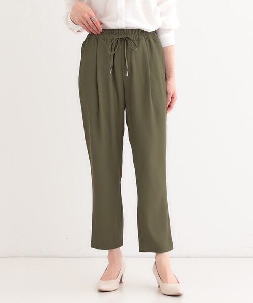 SHOO・LA・RUE(シューラルー)の「【ひんやり/UV/S-LL】さらさらぷるん イージーテーパードパンツ(その他パンツ・レディース・オレンジ/ブルー/カーキ/ベージュ/ブラック/グリーン/ブラウン系その他・04/05/10/01/03/02)」の12枚目の写真