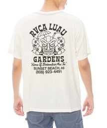 RVCA メンズ RVCA GARDENS SS Tシャツ 【2025年春夏モデル】/ルーカバックプリント半袖Tシャツ