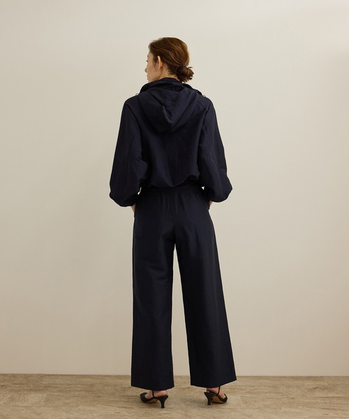 ROPE'（ロペ）の「【洗える】ビスコースリネン スラブスリータックパンツ/一部セットアップ可能（その他パンツ・レディース・ブラウン/ネイビー・40/38/36）」の13枚目の写真