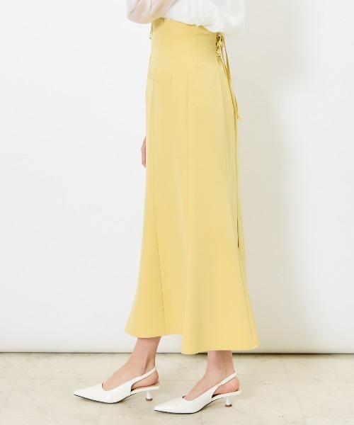 AND COUTURE（アンドクチュール）の「フロントZIPマーメイドスカート（スカート・レディース・ライトグレー/イエロー/ブラック・MEDIUM/SMALL）」の11枚目の写真