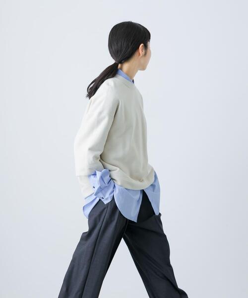 未使用に近い✨かぐれ　スウェット F セール】ワイドハーフスリーブスウェット（スウェット）｜かぐれ