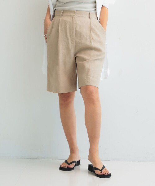セール】リネン ショートパンツ .M（その他パンツ）｜Demi-Luxe