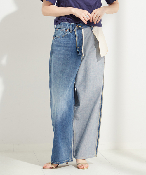 別注》【INSCRIRE*LEE*LESSAGE】COWBOY/RIDERSPANTS：デニム