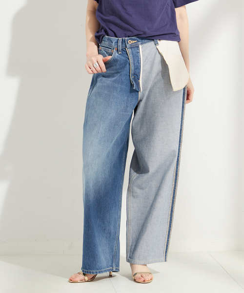 別注INSCRIRE*LEE*LESSAGE COWBOYRIDERSPANTS 別注》【INSCRIRE*LEE*LESSAGE】COWBOY/RIDERSPANTS：デニム