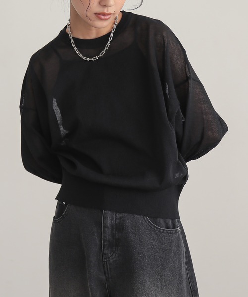 Theory セオリー シアーコットン プルオーバー ニット★ブラック Theory luxe 21ss プルオーバーニット ブラック - メルカリ