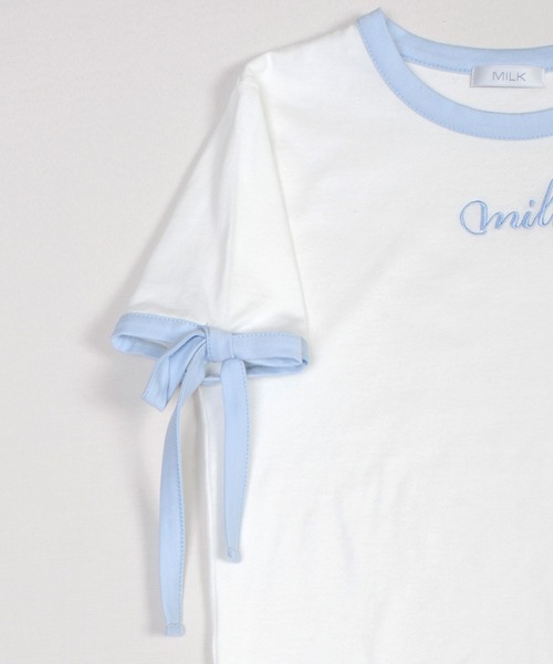 MILK（ミルク）の「Double Ribbon Tシャツ（Tシャツ/カットソー・レディース・B/A/C・FREE）」の9枚目の写真