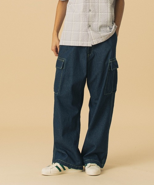 COLOR STITCHED DENIM CARGO PANTS（デニムパンツ）｜XLARGE