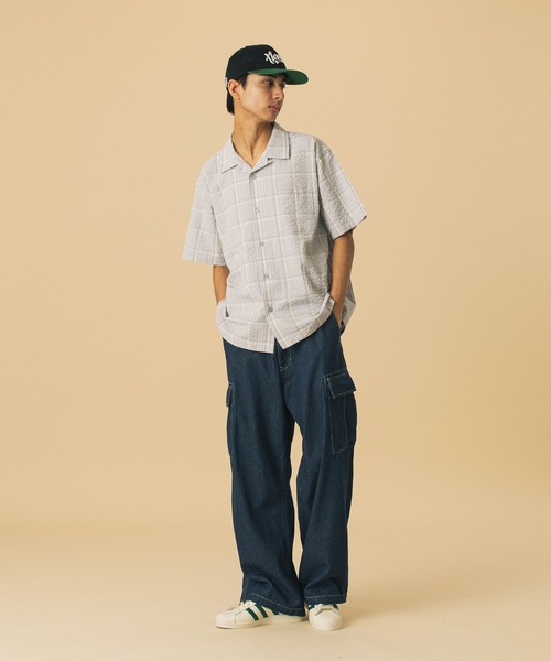 パンツ Grand Cargo Denim Pants Never mind the XU】grunge cargo denim pants / 【ネバー