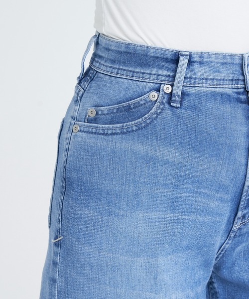 YANUK(ヤヌーク)の「Really Light ボーイズストレート"LEA"(デニムパンツ・レディース・サックスブルー・26inch/25inch/24inch/23inch/22inch/21inch/27inch)」の6枚目の写真