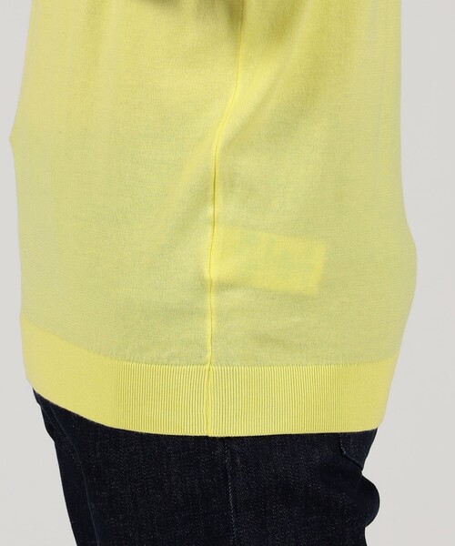 JOHN SMEDLEY（ジョンスメドレー）の「JOHN SMEDLEY  ISIS コットン ポロカラーニット（ニット/セーター・メンズ・ブルー/ネイビー/イエロー・M/S）」の10枚目の写真