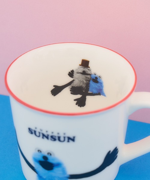 PUPPET SUNSUN パペットスンスン カラーラインマグ（グラス