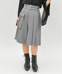 axes femme | Ｗベルトハーフワイドパンツ(その他パンツ)