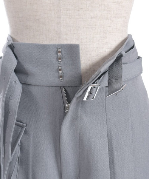 axes femme（アクシーズファム）の「Ｗベルトハーフワイドパンツ（その他パンツ・レディース・グレー/ブラック/ベージュ・FREE）」の18枚目の写真