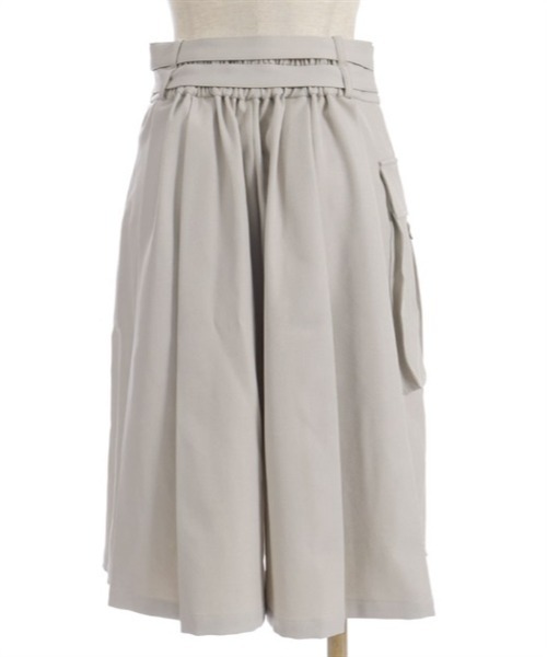 axes femme（アクシーズファム）の「Ｗベルトハーフワイドパンツ（その他パンツ・レディース・グレー/ブラック/ベージュ・FREE）」の7枚目の写真