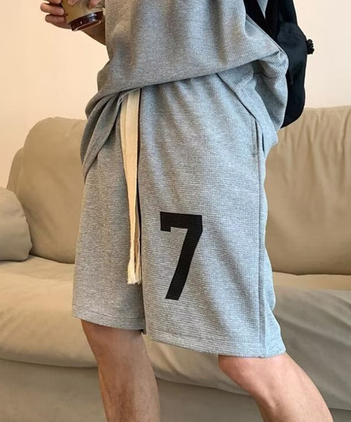 セットアップ Tシャツ パンツ ストリート ロゴ 全3色 韓国 m6815 セットアップ 韓国 ストリート スタイル ナンバリング バック