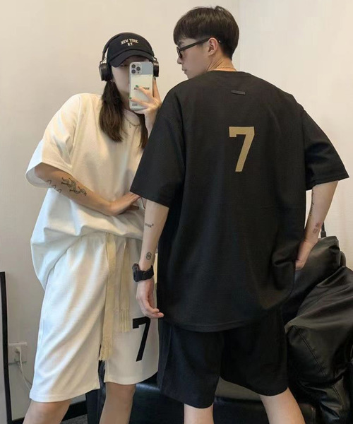 Tシャツ ストリート 半袖 ベルト ルーズ ユニセックス b3428 トムとジェリー ボーダー半袖Tシャツ（ユニセックス） - TOM AND