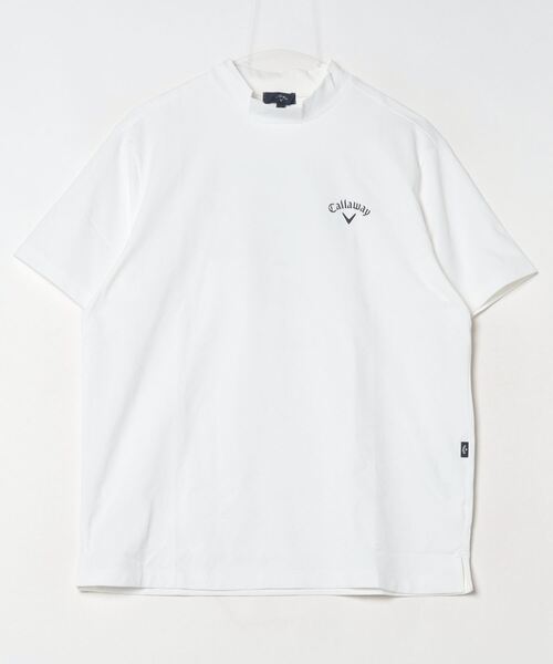 キャロウェイ『☆新作☆-3℃裏クール 天竺バックプリントモックネック』Lサイズ セール】キャロウェイ -3℃裏クール天竺バックプリントモックネック