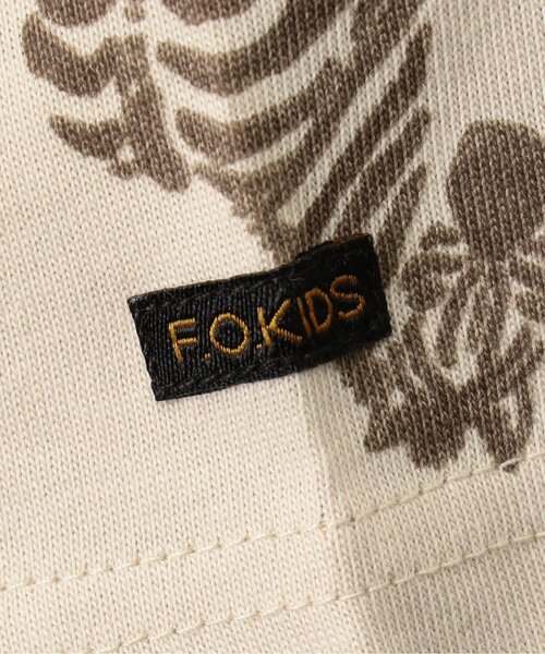 F.O.KIDS（エフオーキッズ）の「【ジュニア対応】総柄ラウンド半袖Tシャツ（Tシャツ/カットソー・キッズ・グリーン/キナリ・90/100/110/120/80/130/140）」の11枚目の写真