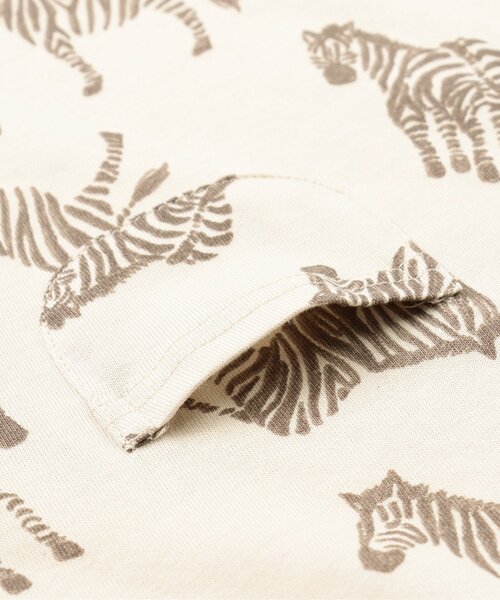 F.O.KIDS（エフオーキッズ）の「【ジュニア対応】総柄ラウンド半袖Tシャツ（Tシャツ/カットソー・キッズ・グリーン/キナリ・90/100/110/120/80/130/140）」の9枚目の写真